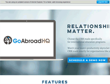 Tablet Screenshot of goabroadhq.com